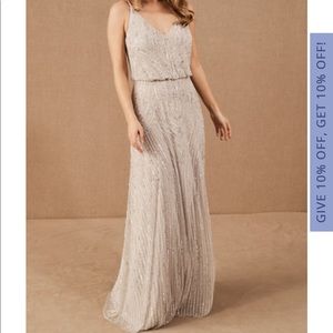 BHLDN Fidelia Beaded Maxi Dress